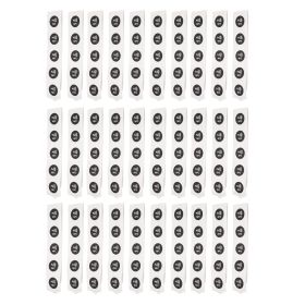 30Pcs NFC Tags PVC Waterproof 504 Bytes Programmable NFC Stickers for TagMo Phone Black