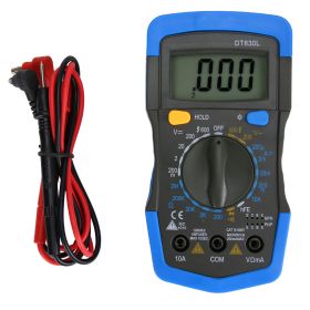 Portable HandHeld LCD Digital Mini Multimeter DC AC Voltage Current Meter(DT830L )