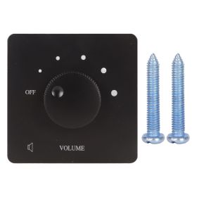 50W Volume Control Professional Safety 5 Gears Tuning Knob Volume Controller for Home Speakers Black