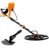 VEVOR Waterproof Metal Detector, 12" Coil, Professional Rechargeable Gold Detector