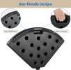 Danlong New 4 Pieces Heavy Duty Plastic Water Sand Cantilever Umbrella Base Outdoor Patio Umbrella Stand for Beach Courtyard