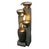 40inches Pots Outdoor Garden Water Fountain with Warm LED lights