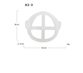 Three-dimensional disposable protective tool (Option: X2 3-1pc)