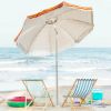 6.5 Feet Beach Umbrella with Carry Bag without Weight Base