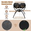 3-in-1 Camping Campfire Grill with Stainless Steel Grills Carrying Bag & Gloves